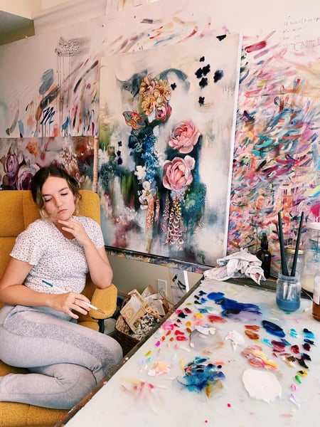 How to Create an Abstract Floral Painting - Is This Masterclass For You