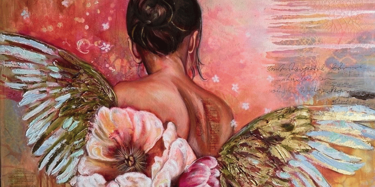 Dimitra Milan angel painting